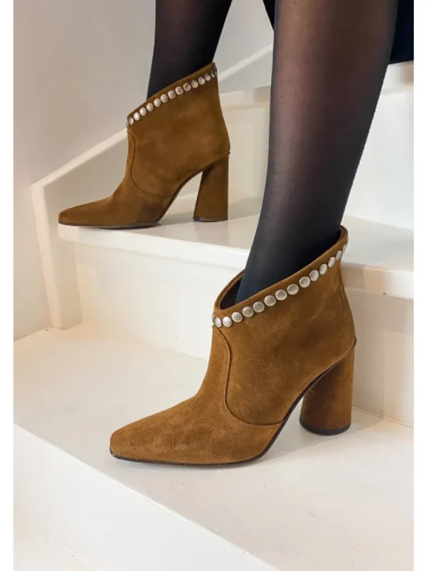 Femme Semerdjian Bottines^-Bottines F333K3 Camoscio Fox