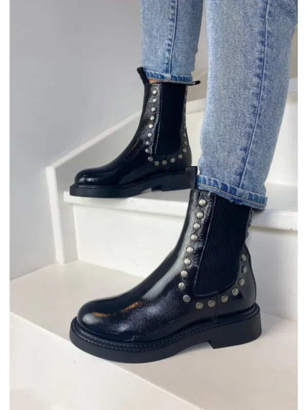 Femme Semerdjian Bottines^-Bottines F112K7 Naplak Nero