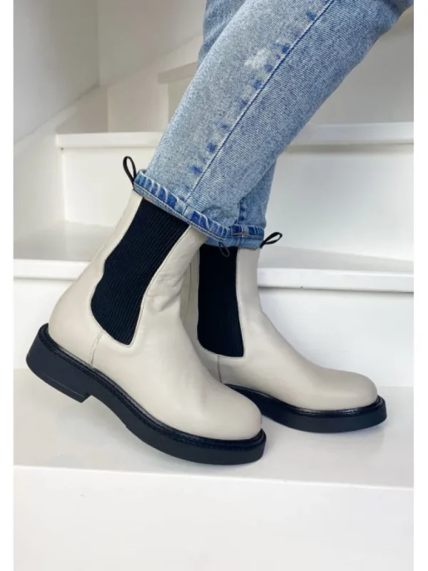 Femme Semerdjian Bottines^-Bottines F112K7-L Nappa Ghiaccio