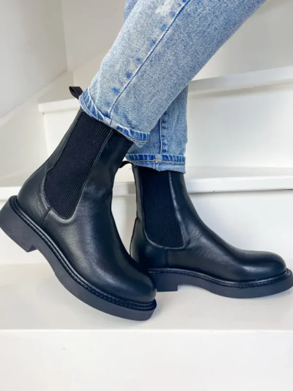 Femme Semerdjian Bottines^-Bottines F112K7-L Nappa Nero
