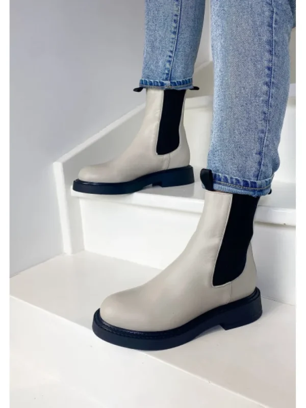 Femme Semerdjian Bottines^-Bottines F112K7-L Nappa Ghiaccio