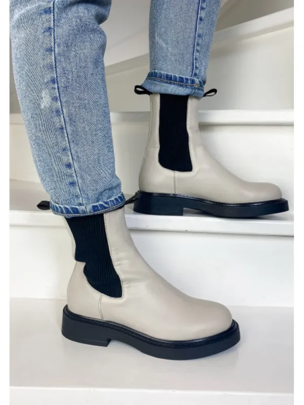 Femme Semerdjian Bottines^-Bottines F112K7-L Nappa Ghiaccio