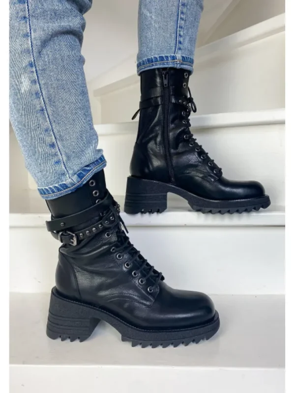 Femme Semerdjian Bottines^-Bottines M547M7 Gange Nero