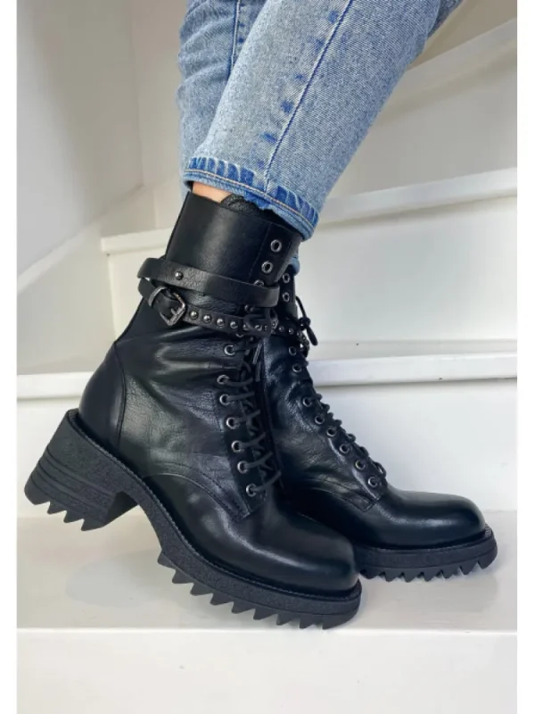 Femme Semerdjian Bottines^-Bottines M547M7 Gange Nero