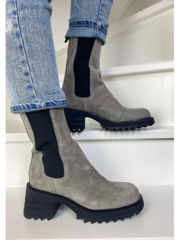 Femme Semerdjian Bottines^-Bottines Mu547M3 Camoscio Inox