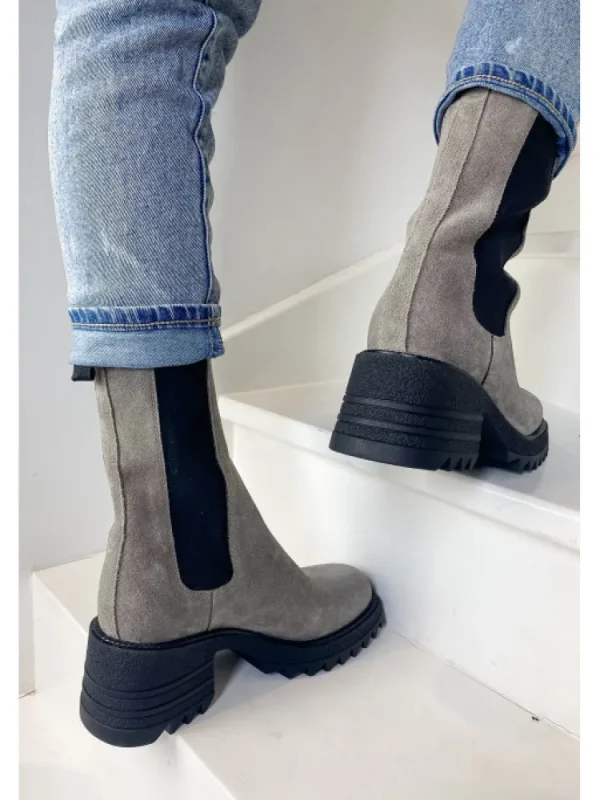 Femme Semerdjian Bottines^-Bottines Mu547M3 Camoscio Inox