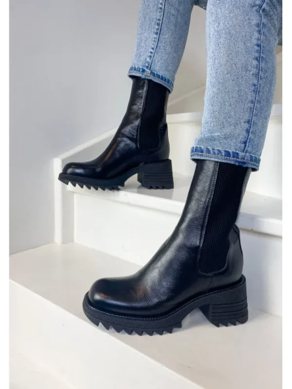Femme Semerdjian Bottines^-Bottines Mu547M3 Mino Nero
