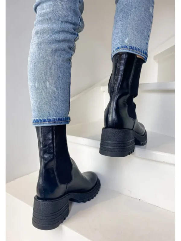 Femme Semerdjian Bottines^-Bottines Mu547M3 Mino Nero