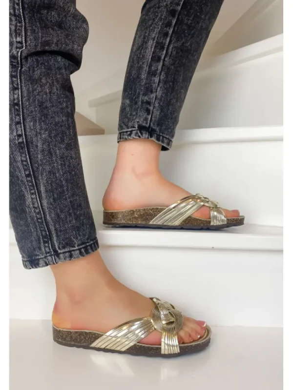 Femme Semerdjian Sandales & Nu-Pieds^-Mules Alba Platine