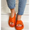 Femme Semerdjian Sandales & Nu-Pieds^-Mules Gaeta Mandarine