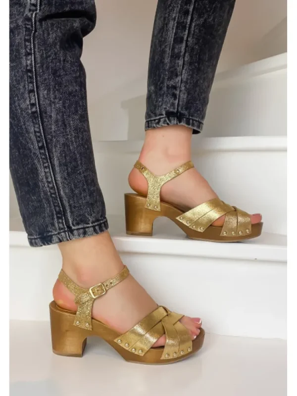 Femme Semerdjian Sandales & Nu-Pieds^-Mules Lodi Platine