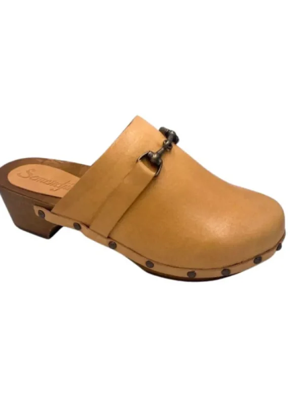 Femme Semerdjian Sandales & Nu-Pieds^-Mules Sabot Zucca Camel