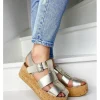 Femme Semerdjian Sandales & Nu-Pieds^-Sandales 2732 Cervo Platino