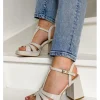 Femme Semerdjian Sandales & Nu-Pieds^-Sandales E102E3 Ivoire