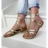 Femme Semerdjian Sandales & Nu-Pieds^-Sandales Petra Dorees