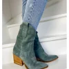 Femme Semerdjian Bottes^-Santiag M690M3 Camoscio Hunter