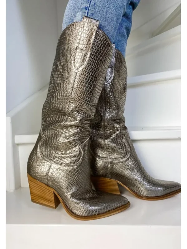Femme Semerdjian Bottes^-Santiag M690M1-L Texano Caiman