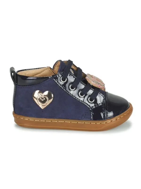 Enfants Shoo pom Bottes & Bottines^-Bottines Bouba Heart Dust Navy