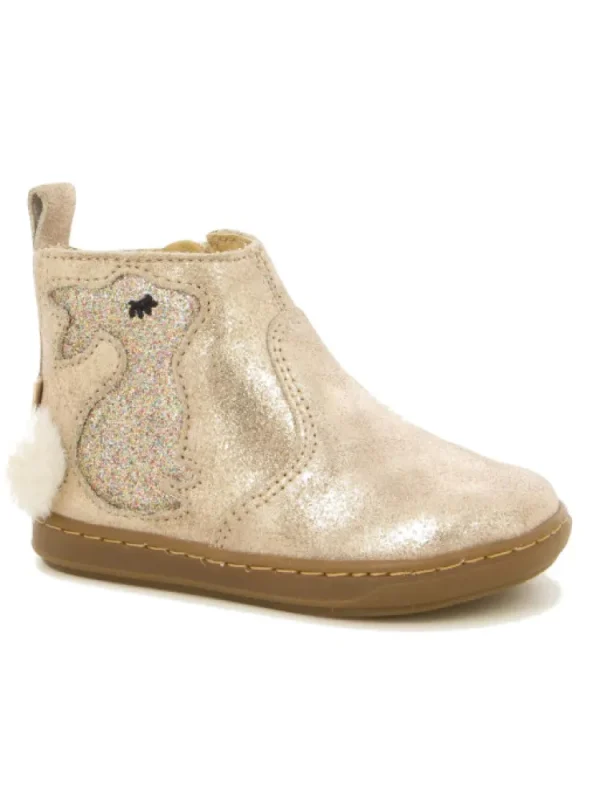 Enfants Shoo pom Bottes & Bottines^-Bottines Bouba Pimpin Platine