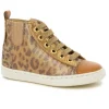 Enfants Shoo pom Baskets^-Bottines Cuir Play New Jodlace Leopard