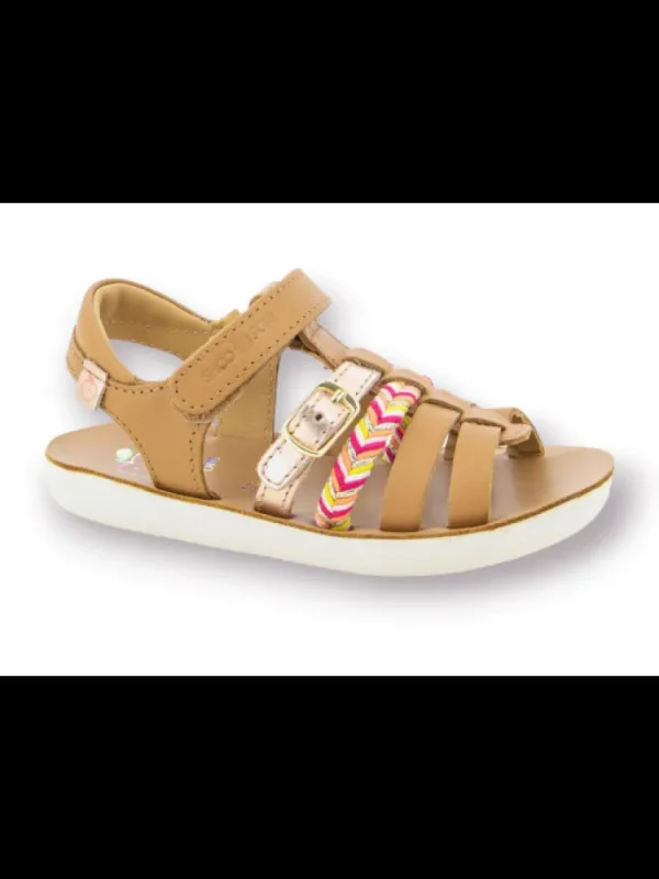 Enfants Shoo pom Sandales & Nu-Pieds^-Sandales Fille Goa Spart Nat Laminato