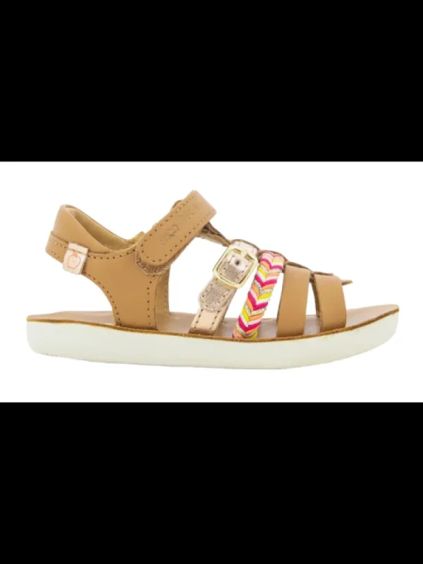 Enfants Shoo pom Sandales & Nu-Pieds^-Sandales Fille Goa Spart Nat Laminato