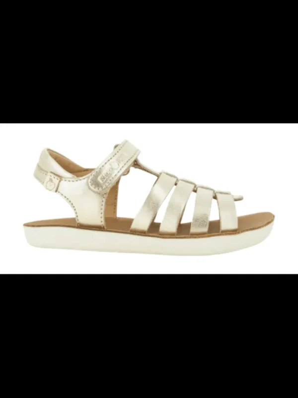 Enfants Shoo pom Sandales & Nu-Pieds^-Sandales Fille Goa Spart Platine