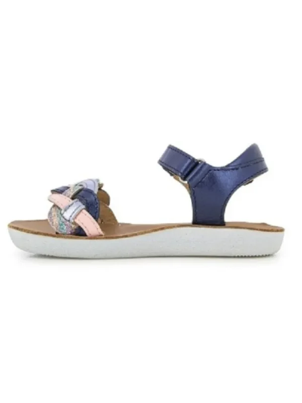 Enfants Shoo pom Sandales & Nu-Pieds^-Sandales Fille Goa Wowo Marine/Rose