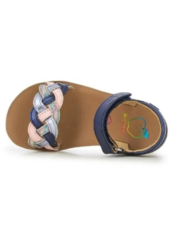 Enfants Shoo pom Sandales & Nu-Pieds^-Sandales Fille Goa Wowo Marine/Rose