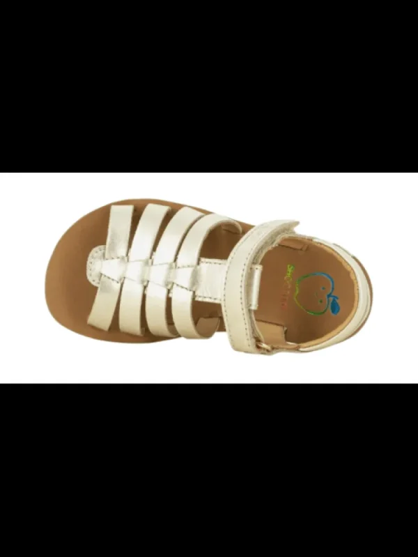 Enfants Shoo pom Sandales & Nu-Pieds^-Sandales Fille Goa Spart Platine