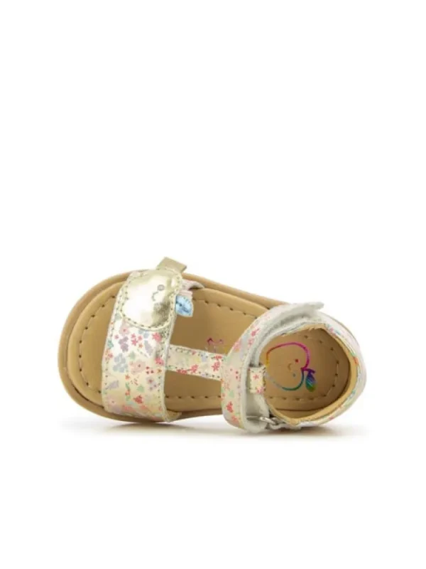 Enfants Shoo pom Sandales & Nu-Pieds^-Sandales Fille Tity Apple Platine