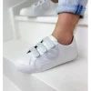 Femme No Name Baskets^Sneakers Arcade Straps Side White-