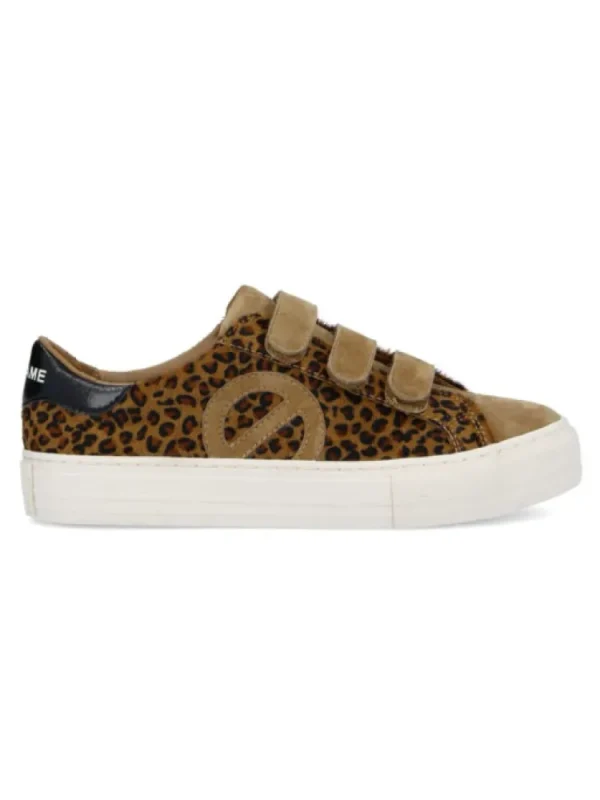 Femme No Name Baskets^Sneakers Arcade Straps Side Leopard-