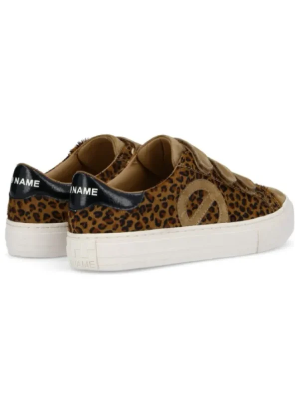 Femme No Name Baskets^Sneakers Arcade Straps Side Leopard-