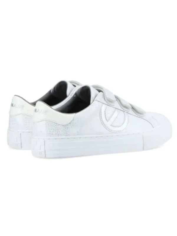 Femme No Name Baskets^Sneakers Arcade Straps Side White-