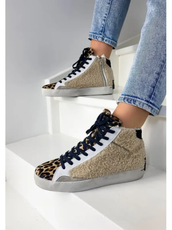 Femme Crime London Baskets^Sneakers High Top Distressed