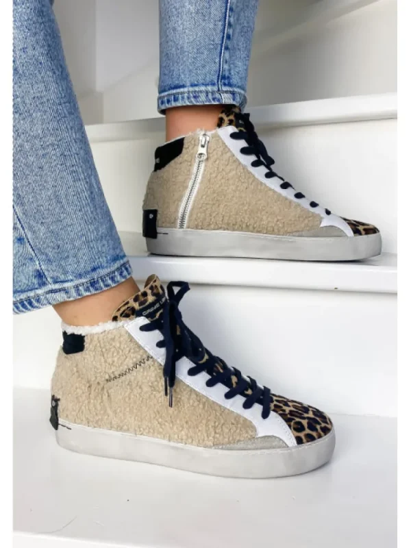 Femme Crime London Baskets^Sneakers High Top Distressed