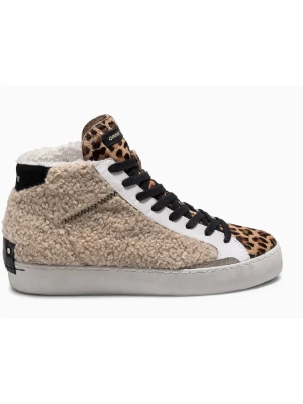 Femme Crime London Baskets^Sneakers High Top Distressed