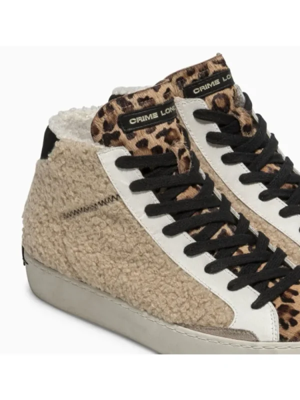 Femme Crime London Baskets^Sneakers High Top Distressed