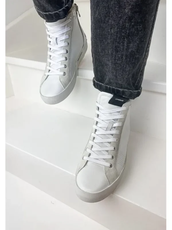 Femme Crime London Baskets^Sneakers High Top Heritage White-