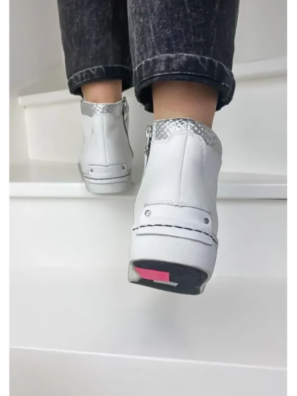 Femme Crime London Baskets^Sneakers High Top Heritage White-