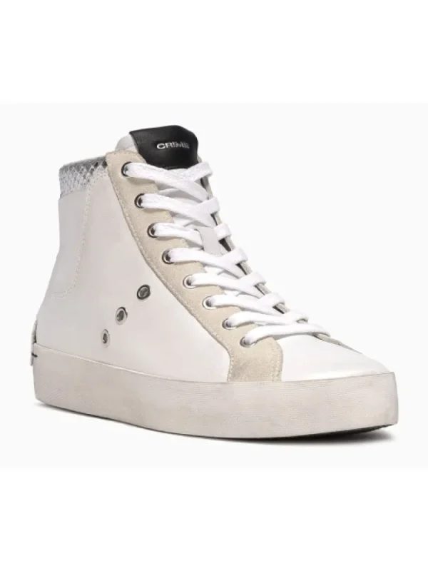 Femme Crime London Baskets^Sneakers High Top Heritage White-