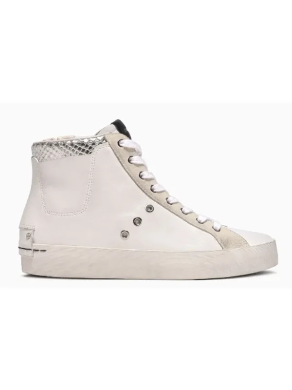 Femme Crime London Baskets^Sneakers High Top Heritage White-