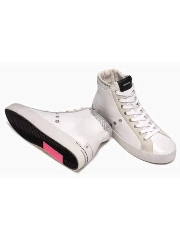 Femme Crime London Baskets^Sneakers High Top Heritage White-