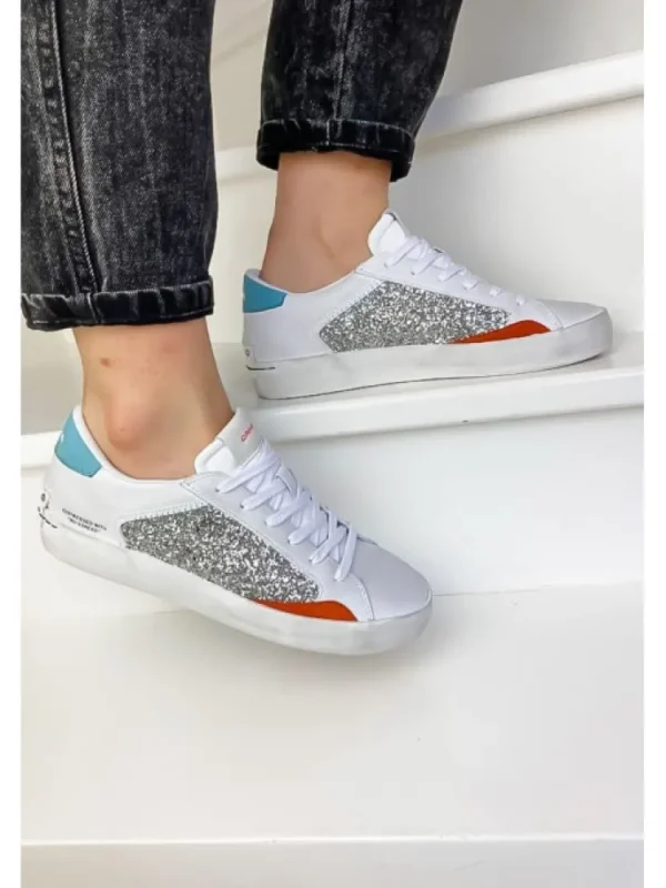 Femme Crime London Baskets^Sneakers Low Top Distressed Multicolor-