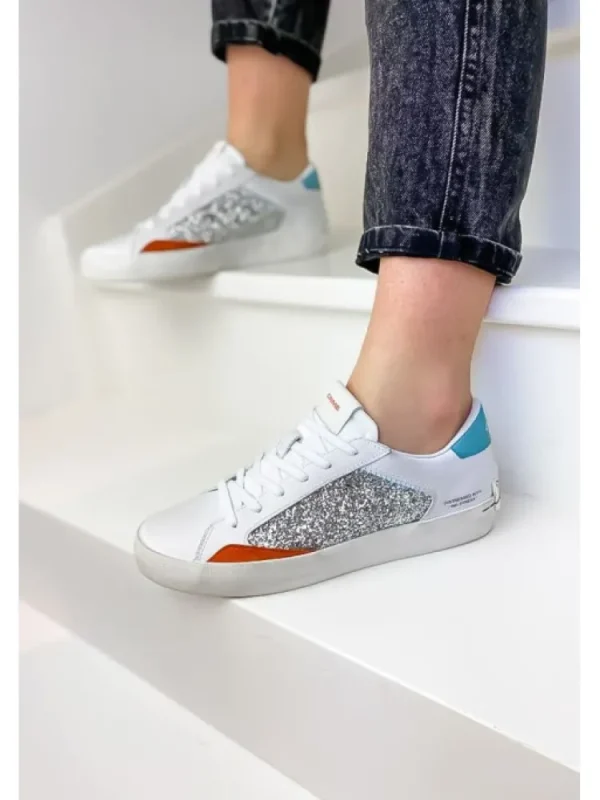 Femme Crime London Baskets^Sneakers Low Top Distressed Multicolor-