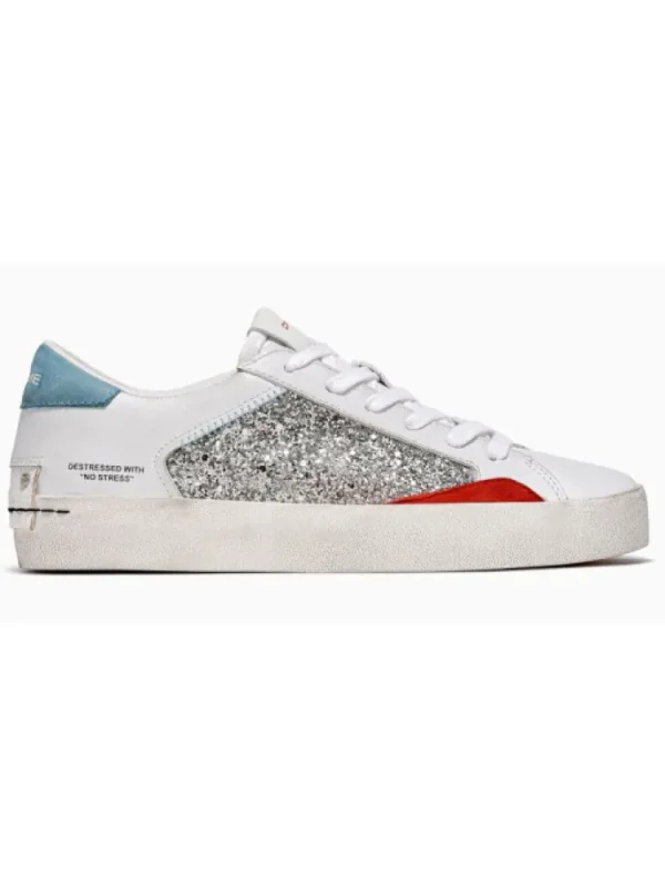 Femme Crime London Baskets^Sneakers Low Top Distressed Multicolor-