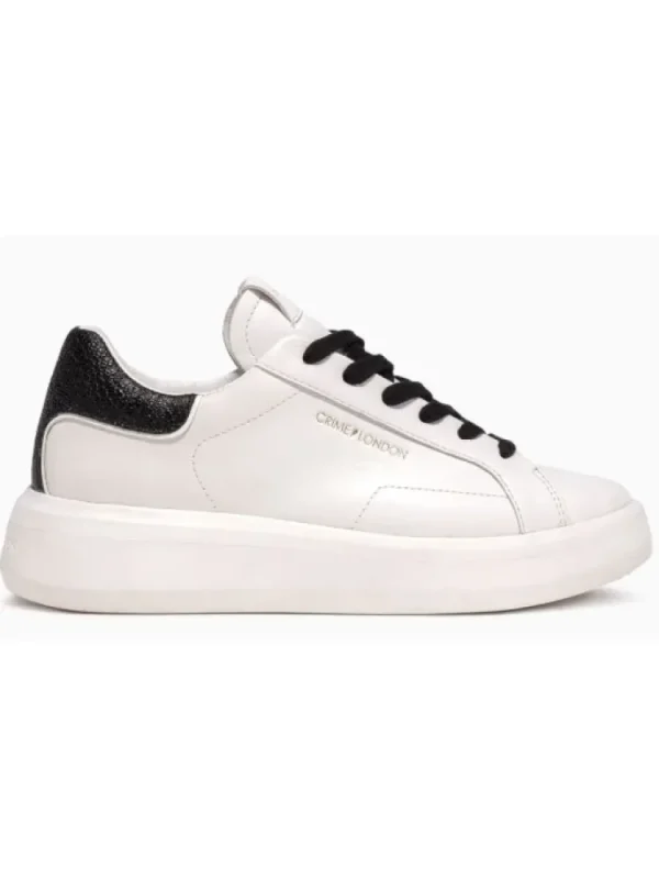 Femme Crime London Baskets^Sneakers Low Top Level Up White-
