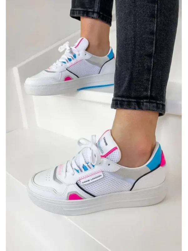 Femme Crime London Baskets^Sneakers Low Top Off Court Multicolor-