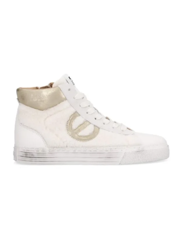 Femme No Name Baskets^Sneakers Strike Mid Cut Cocoon/Nappa-